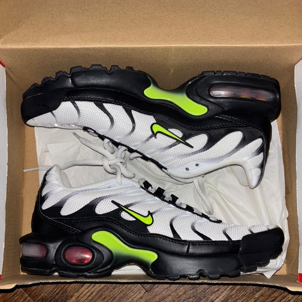 Nike Air Max Plus Black and White Sneakers